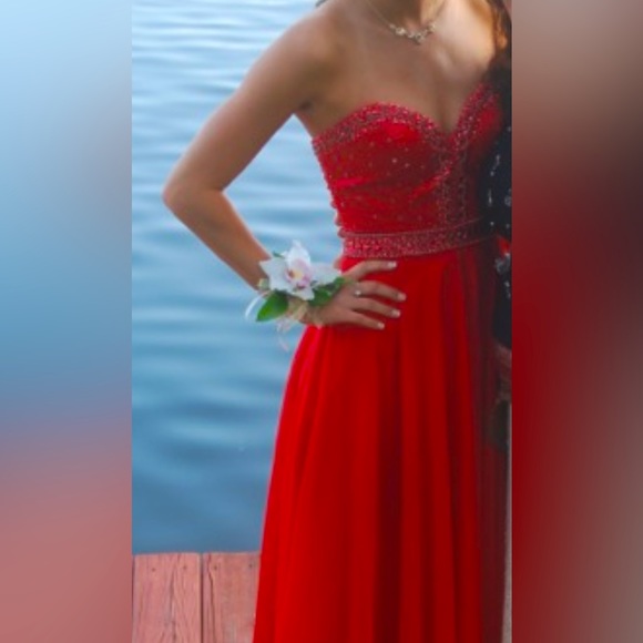 Authentic Sherri Hill #32071 Floor Length Prom Dress - Picture 6 of 8